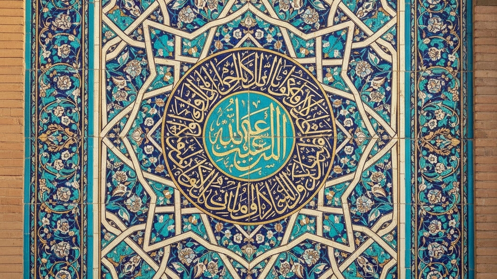 کاربرد کاشی مسجدی یا نوشتاری در معماری کاربرد کاشی مسجدی یا نوشتاری در معماری